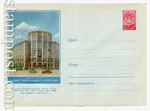 USSR Art Covers 1957 383a Dx2  1957 14.03 Москва. Центральный телеграф. Бум. голубая