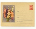 USSR Art Covers 1957 557  1957.30.10. SC № 553 (57-215) Букет гладиолусов