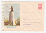 USSR Art Covers 1964 3116  10.04.1964 Брест. Памятник героям Брестской крепости. II выпуск.